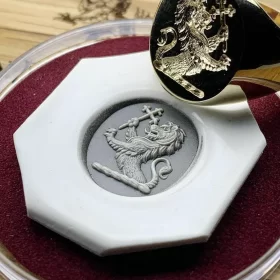 Lion wax seal